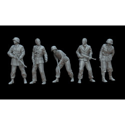 White Stork Miniatures F72115 1/72 German Soldiers Warsaw 1944 Resin Unassembled Unpainted