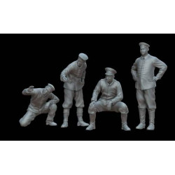 White Stork Miniatures F72142 1/72 Wwi German Artillery Crew Resin Unassembled