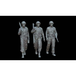 White Stork Miniatures F72144 1/72 U.s. Soldiers Operation Avalanche 1943 Resin Unassembled Unpainted