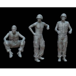 White Stork Miniatures F72150 1/72 The Vietnam War Us Tankers Resin Unassembled Unpainted