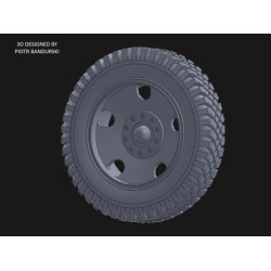 White Stork Miniatures M72006 1/72 Ds Type Wheels 2pcs For Wz.97 Field Gun And Wz.14/19 Howitzer Resin Upainted Kit