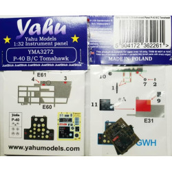 Yahu Model Yma3272 1/32 P-40 B/C Tomahawk Accessories For Aircraft