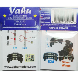 Yahu Model Yma3273 1/32 Yak-9 Late For Icm And Silver Wings Accessories Kit