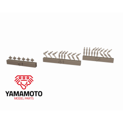 Yamamoto Ymptun61 1/24 Hose Joints 0,4 Upgrade Set Resin Kit
