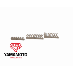 Yamamoto Ymptun62 1/24 Hose Joints 0,6 Upgrade Set Resin Kit