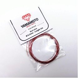 Yamamoto Ymptun74 1/24 Red Wire 0,3mm 2m Upgrade Kit
