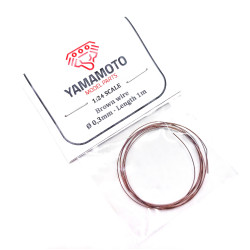 Yamamoto Ymptun91 1/24 Brown Wire 0,3mm 1m Upgrade Kit
