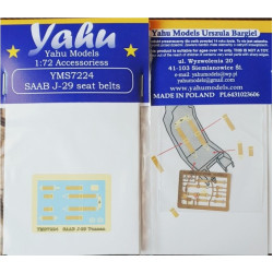 Yahu Model Yms7224 1/72 Saab J-29 Tunnan Seat Belts Accessories For Aircraft