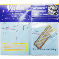 Yahu Model Yms7227 1/72 Pzl P 11 C F G Set For Ibg And Arma Hobby Accessories For Aircraft