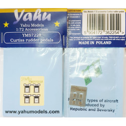 Yahu Model Yms7228 1/72 Curtiss Rudder Pedals Accessories For Aircraft