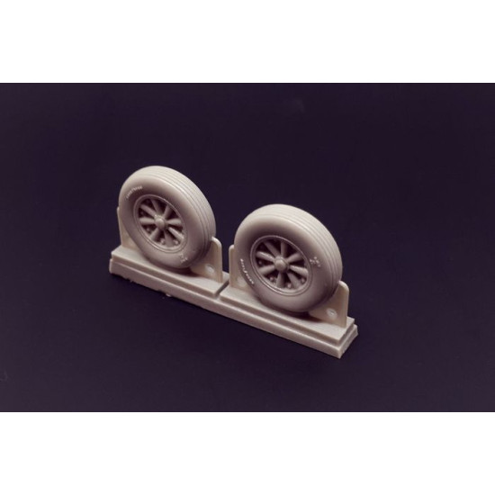 Brengun BRL48118 1/48 F4U Corsair Late Ribbed Thread late 50s Wheels set resin