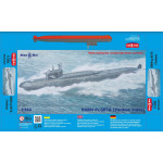 Mikro Mir 350-045 1/350 Soviet Ssbn Pr.667a Plastic Model Kit