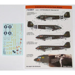 Foxbot 144-004 1/144 Douglas C47 Skytrain Dakota Pin Up Nose Art And Stencils