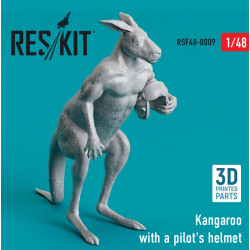 Reskit Rsf48-0009 1/48 Kangaroo With A Pilots Helmet 3d Printed