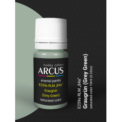 Arcus 259 Enamel Paint Luftwaffe Color E259s Rlm 84a Graugrn Grey Green Saturated Color 10ml