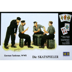 Master Box 3525 1/35 Wwii Germans Playing Skatspieler Plastic Model