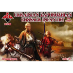 Red Box 72143 1/72 Ukrainian Zaporozhian Cossacks Infantry. 17 Cent Plastic Figures Kit