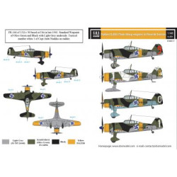 Sbs D48017 1/48 Fokker D Xxi Twin Wasp Engine In Finnish Service For Special Hobby