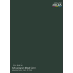 Arcus A275 Acrylic Paint Rlm70 Schwarzgrun Black Green Saturated Color