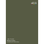 Arcus A598 Acrylic Paint Fs 34102 Medium Green Saturated Color