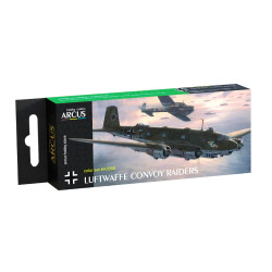 Arcus A2008 Acrylic Paints Set Luftwaffe Convoy Raiders 6 Colors In Set 10ml