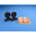 Metallic Details Mdr3236 1/32 Gloster Gladiator. Wheels Icm Accessories Kit