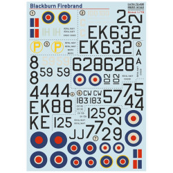 Print Scale 72-496 1/72 Decal For P38 Lightning In Bare Metal Part 1