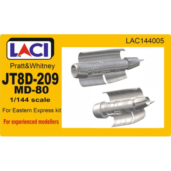 Laci 144005 1/144 Pratt Whitney Jt8d-209 For Engine Mcdonnell Douglas Md-80