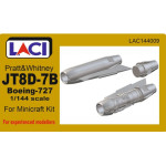 Laci 144009 1/144 Pratt Whitney Jt8d-7b Engines 2pcs For Boeing 727 Minicraft