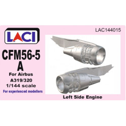 Laci 144015 1/144 Cfm56-5a Left Side Engine For Airbus A319/320 Resin