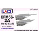 Laci 144020 1/144 Cfm56-2a Engines 2pcs For Douglas Dc-8 72/73 Resin