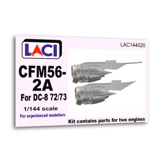 Laci 144020 1/144 Cfm56-2a Engines 2pcs For Douglas Dc-8 72/73 Resin