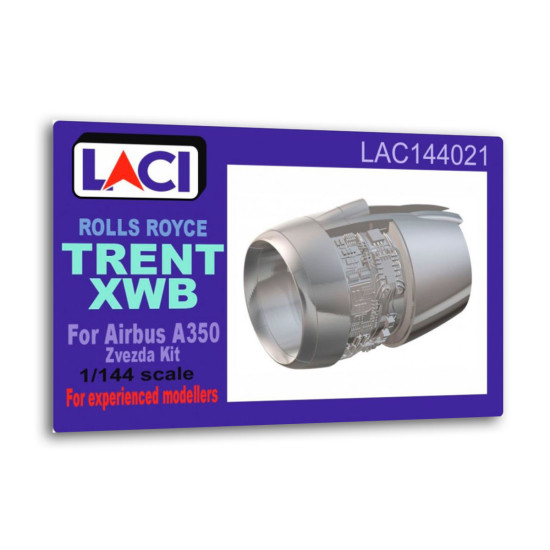 Laci 144021 1/144 Rr Trent Xwb Engine For Airbus A350 Zvezda Kit Resin