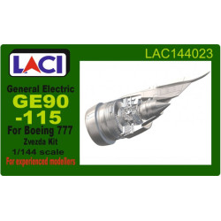 Laci 144023 1/144 General Electric Ge90-115 Engine For Boeing 777 Zvezda Resin