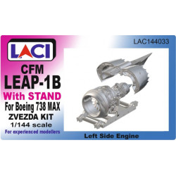 Laci 144033 1/144 Cfm Leap-1ba Left Side Engine For Boeing 738 Max With Stand