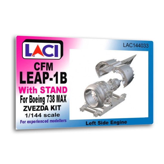 Laci 144033 1/144 Cfm Leap-1ba Left Side Engine For Boeing 738 Max With Stand