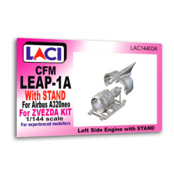 Laci 144034 1/144 Cfm Leap-1a Left Side Engine For Airbus A320neo With Stand