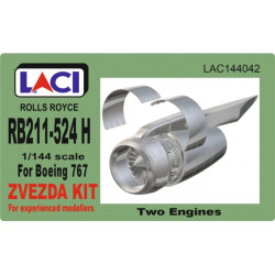 Laci 144042 1/144 Rr Rb211-524 H Engines 2pcs For Boeing 767 For Zvezda Kit