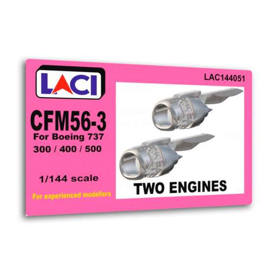 Laci 144051 1/144 Cfm56-3 Engines 2pcs For Boeing 737 300/400/500