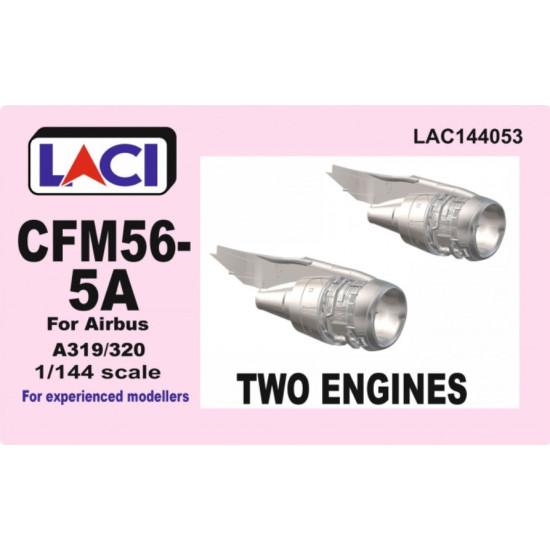 Laci 144053 1/144 Cfm56-5a Engines 2pcs For Airbus A319/A320 Resin Kit