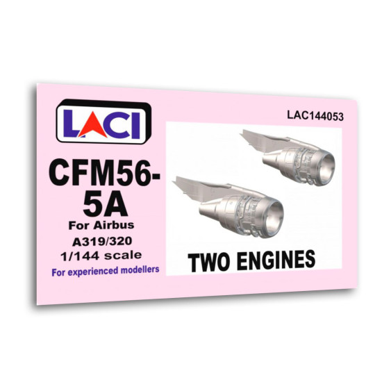 Laci 144053 1/144 Cfm56-5a Engines 2pcs For Airbus A319/A320 Resin Kit