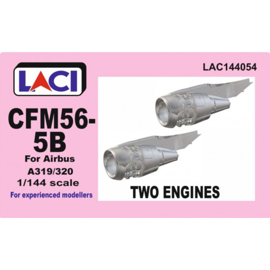 Laci 144054 1/144 Cfm56-5b Engines 2pcs For Airbus A319/A320 Resin Kit
