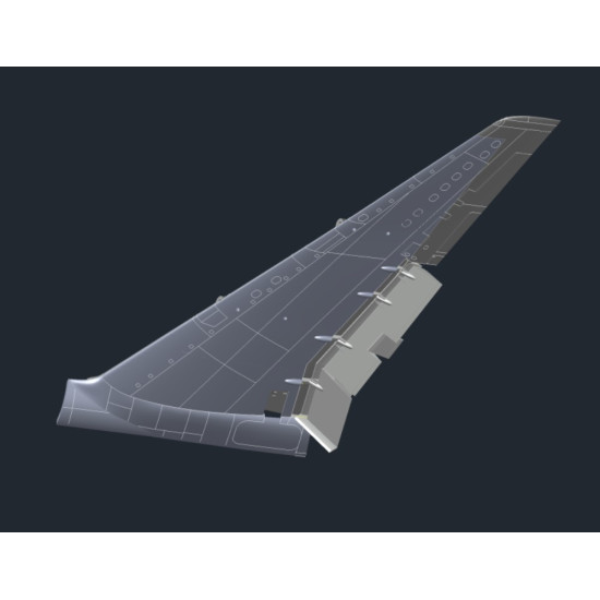 Laci 144061 1/144 Mcdonnell Douglas Dc-8 32 Landing Flaps For X-scale Kit