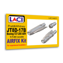 Laci 144071 1/144 Pratt Whittney Jt8d-17b Boeing 727 Adv Engines For Airfix