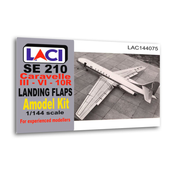 Laci 144075 1/144 Se-210 Caravelle Iii-vi-10r Landing Flaps For Amodel Kit Resin