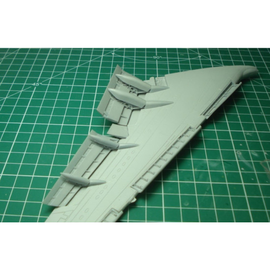 Laci 144077 1/144 Boeing 747-400 Landing Flaps For Revell Kit Resin