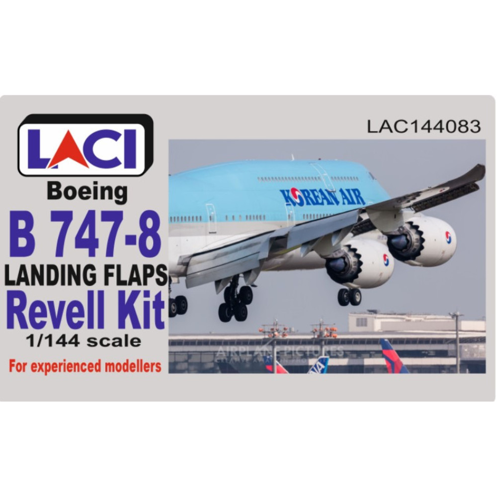 Laci 144083 1/144 Boeing 747-8 Landing Flaps For Revell Kit