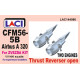 Laci 144086 1/144 Cfm56-5b Airbus A320 Thrust Reverser Engines 2pcs For Zvezda