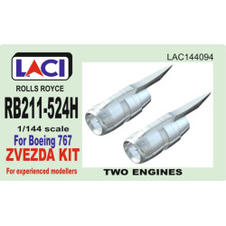 Laci 144094 1/144 Rolls Royce Rb211-524h Reverse Engine 2pcs For Zvezda Kit Resin