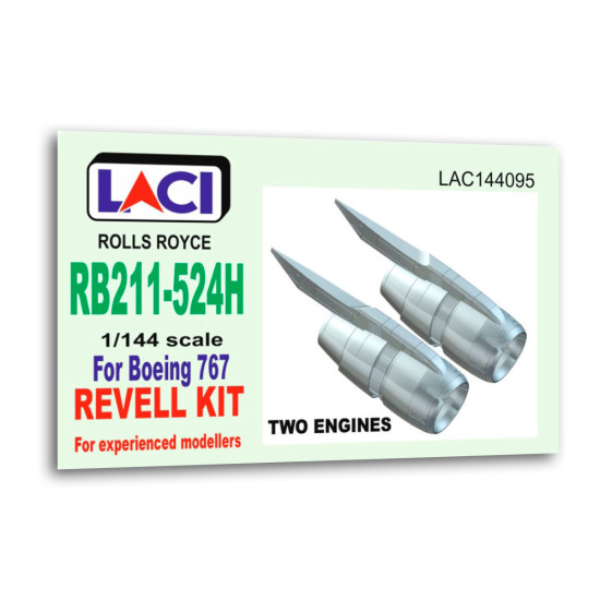 Laci 144095 1/144 Rolls Royce Rb211-524h Reverse Boeing 767 Engine 2pcs For Revell Resin